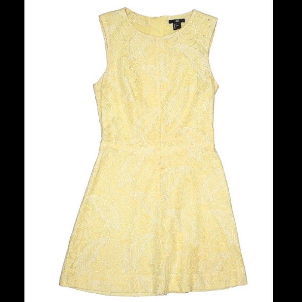 Yellow Lacey H&M Dress